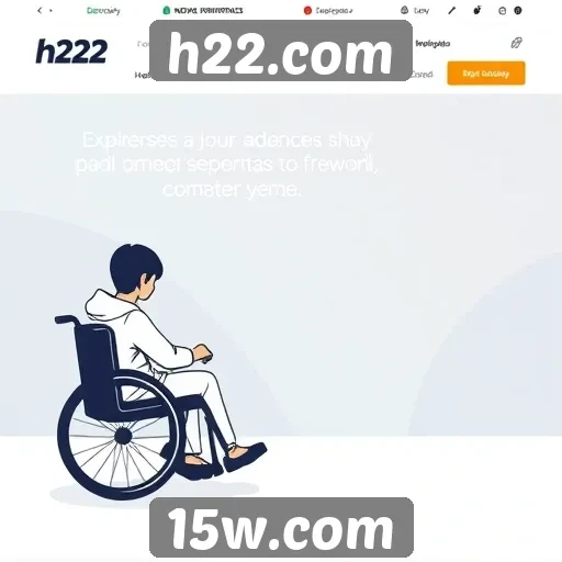 Acessibilidade no site h22.com é destaque